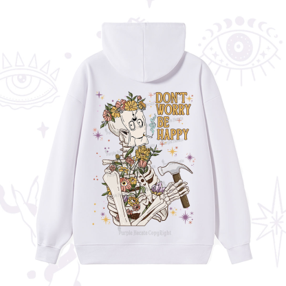 Purplehecate Don't Worry Be Happy Hoodie