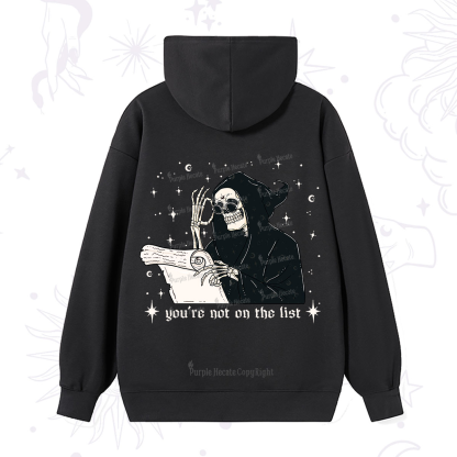 Purplehecate You're Not On The List Hoodie