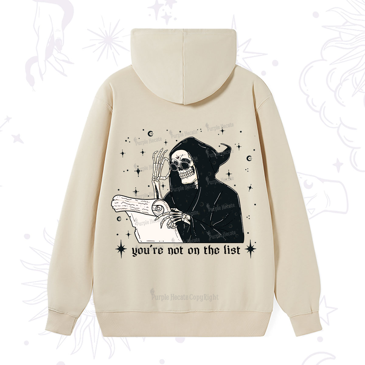 Purplehecate You're Not On The List Hoodie