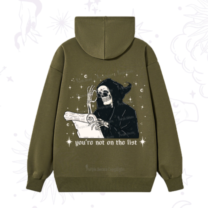 Purplehecate You're Not On The List Hoodie