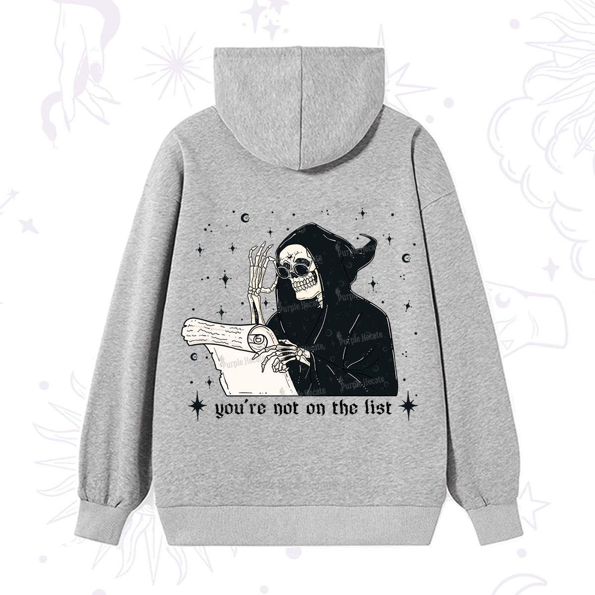 Purplehecate You're Not On The List Hoodie