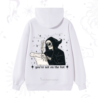 Purplehecate You're Not On The List Hoodie