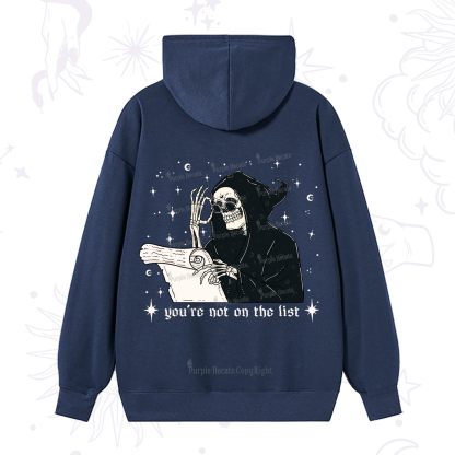 Purplehecate You're Not On The List Hoodie