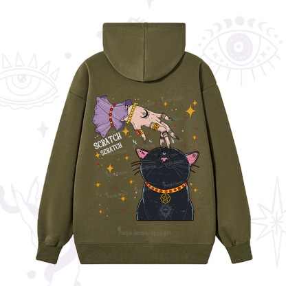 Purplehecate Witch's Cat Scratch Hoodie