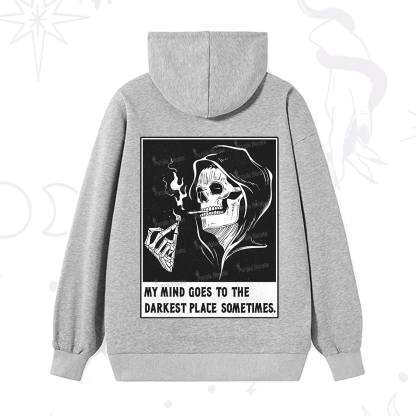 Purplehecate My Mind Goes To The Darkest Place Sometimes Hoodie