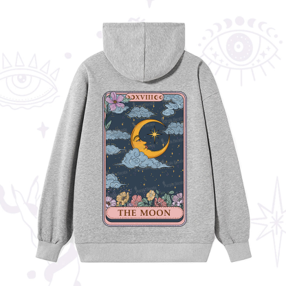 Purplehecate The Moon Tarot Card Hoodie