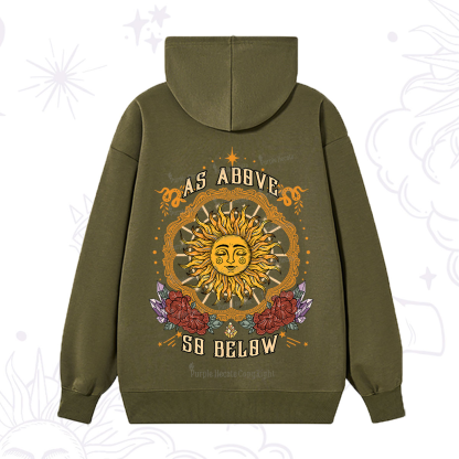 Purplehecate As Above So Below Hoodie