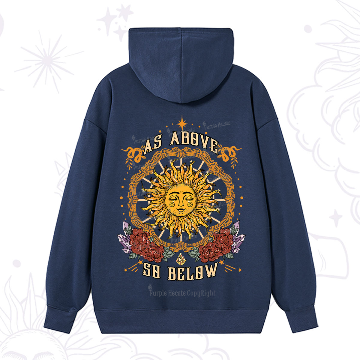 Purplehecate As Above So Below Hoodie