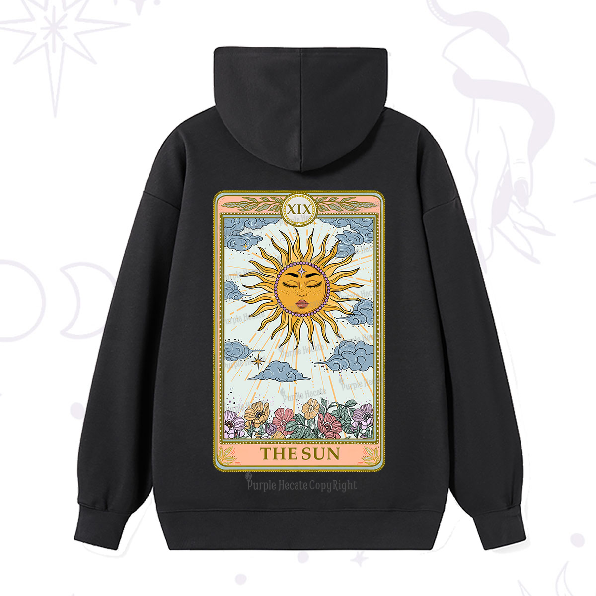 Purplehecate The Sun Tarot Hoodie