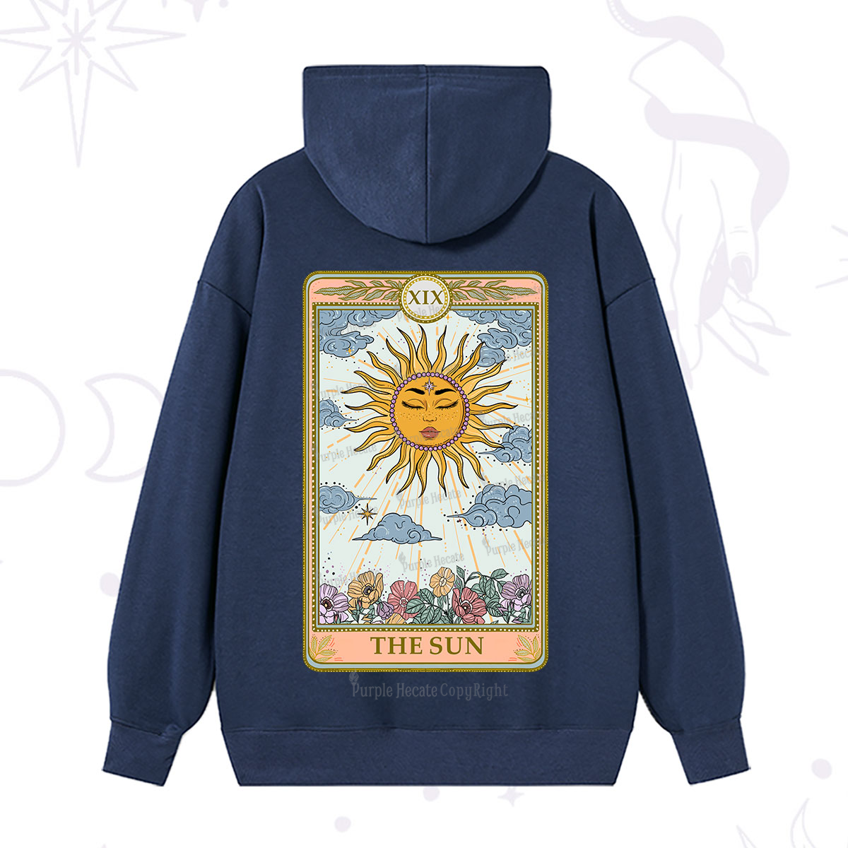 Purplehecate The Sun Tarot Hoodie
