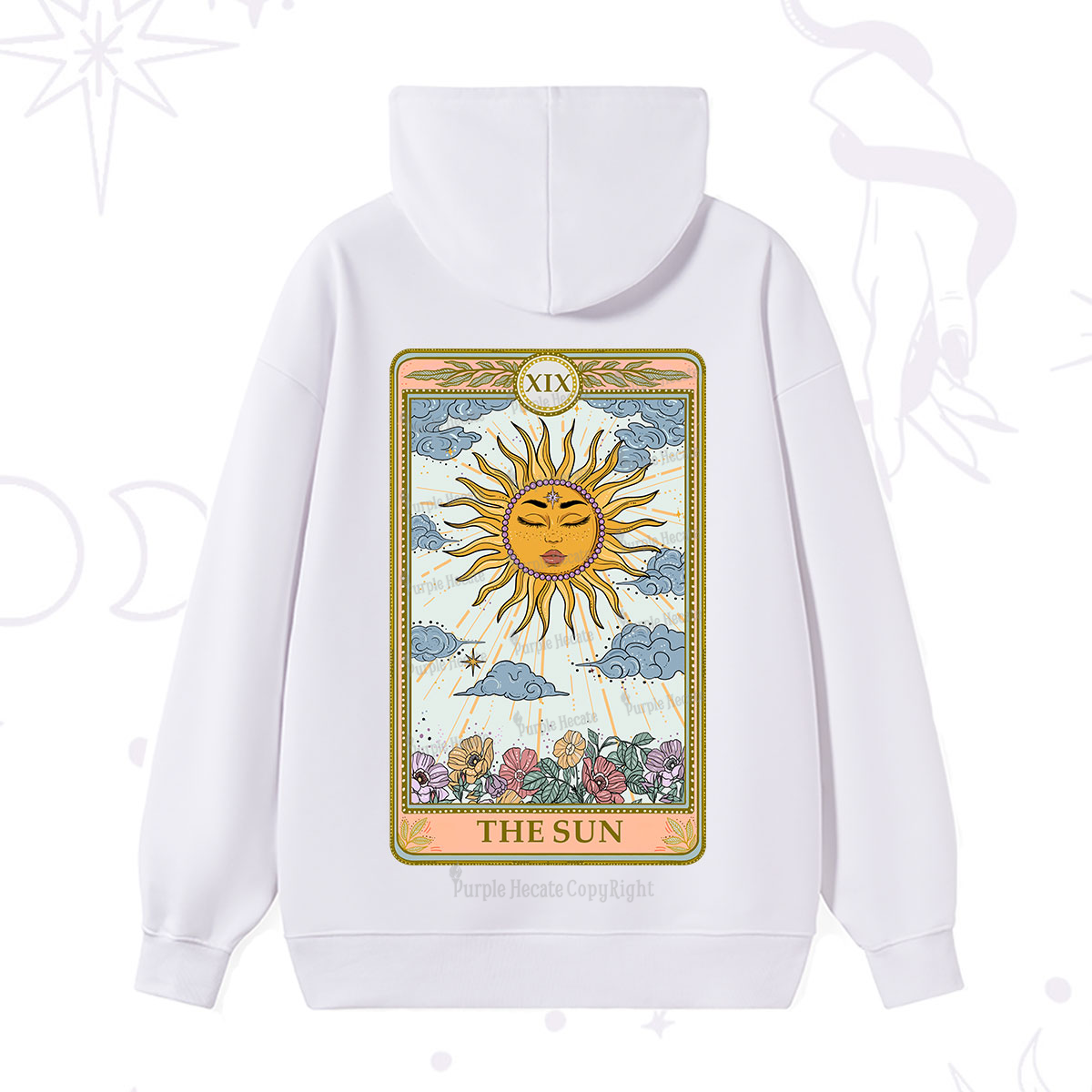 Purplehecate The Sun Tarot Hoodie