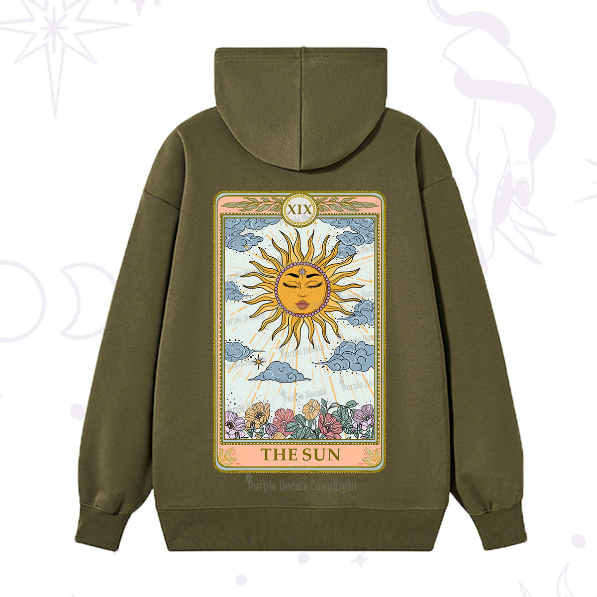 Purplehecate The Sun Tarot Hoodie