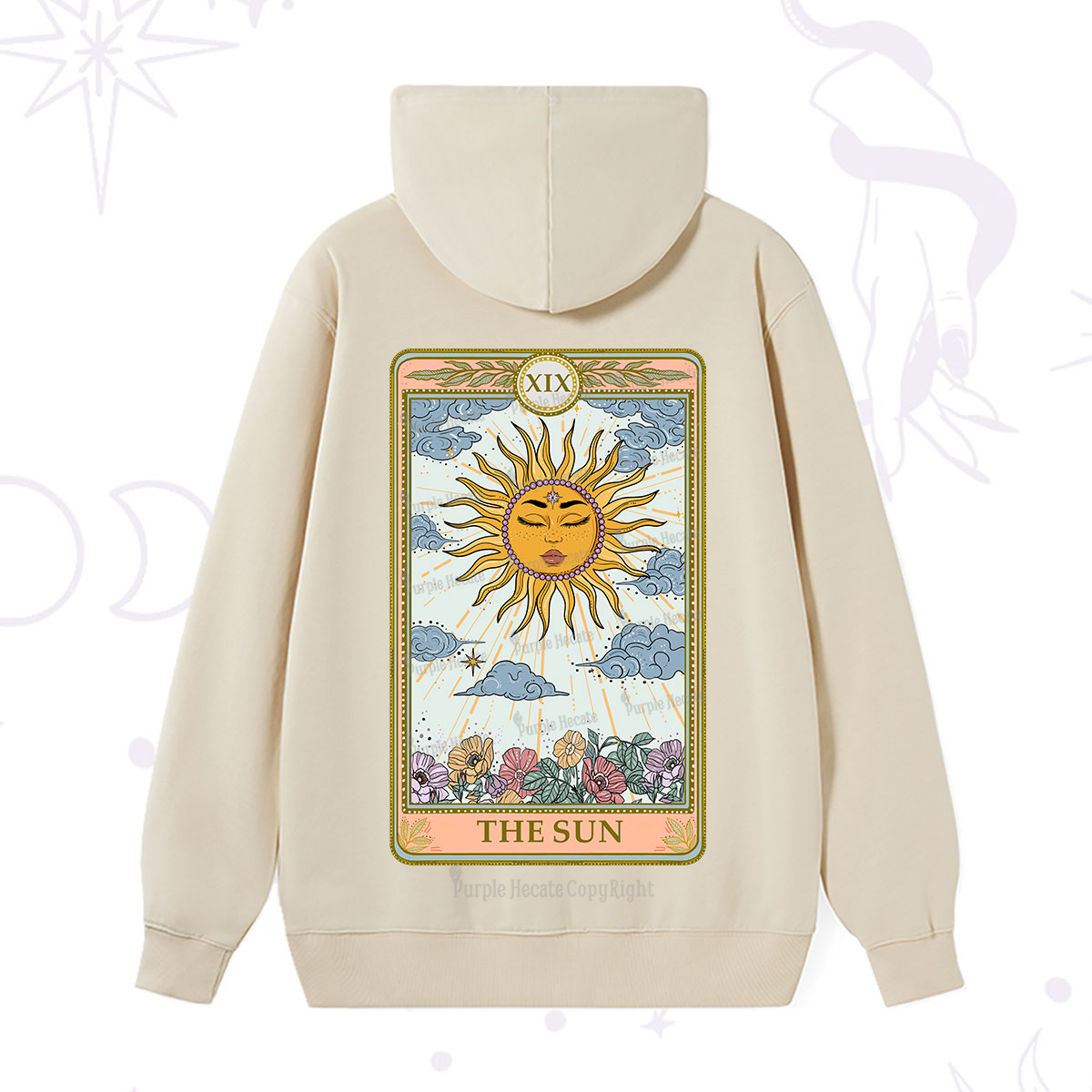 Purplehecate The Sun Tarot Hoodie