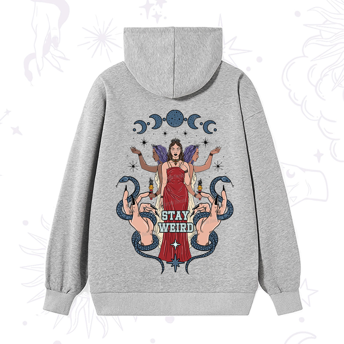 Purplehecate Stay Weird Goddess Hoodie