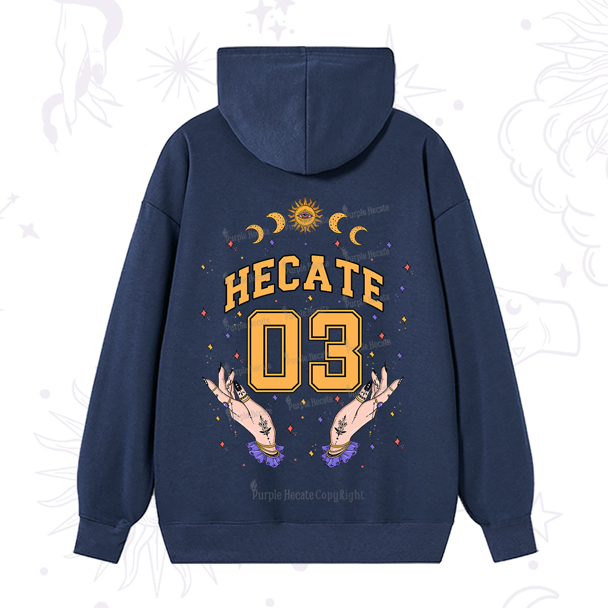Purplehecate Hecate Moonlight Sorcery Hoodie