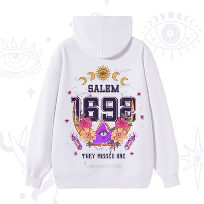 Purplehecate Salem 1692 They Missed One Hoodie