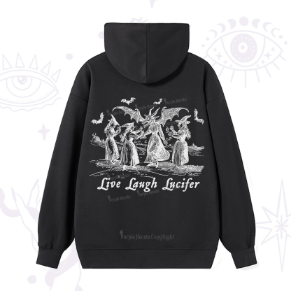 Purplehecate Live Laugh Lucifer Occult Hoodie
