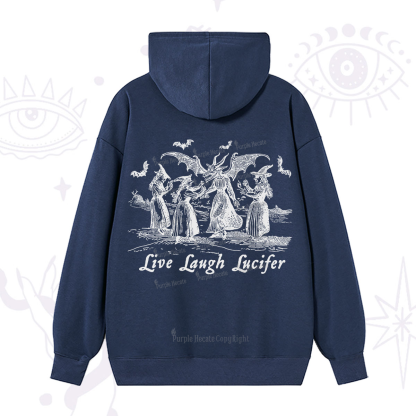 Purplehecate Live Laugh Lucifer Occult Hoodie