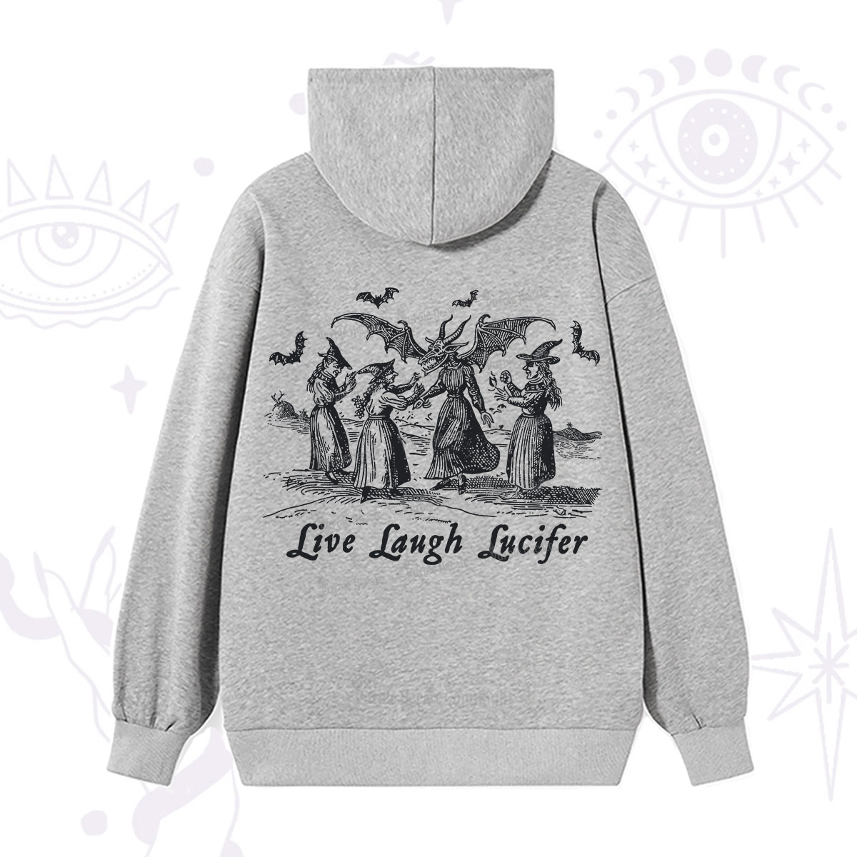 Purplehecate Live Laugh Lucifer Occult Hoodie