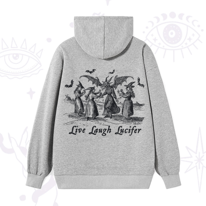Purplehecate Live Laugh Lucifer Occult Hoodie