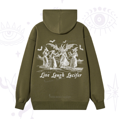 Purplehecate Live Laugh Lucifer Occult Hoodie