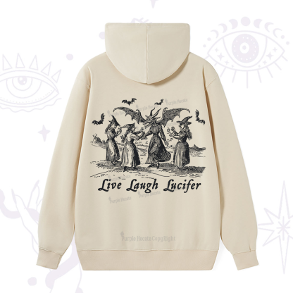 Purplehecate Live Laugh Lucifer Occult Hoodie