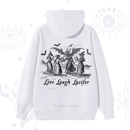 Purplehecate Live Laugh Lucifer Occult Hoodie