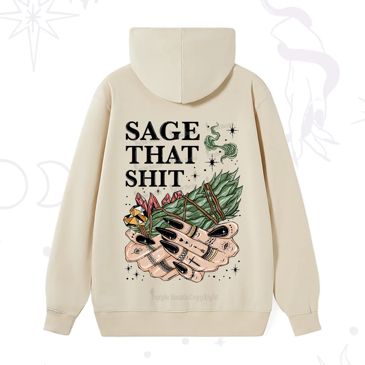 Purplehecate Smudge That Shit Hoodie