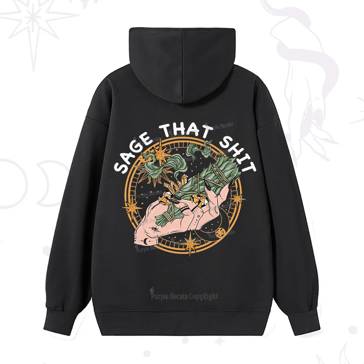 Purplehecate Smudge That Shit Hoodie