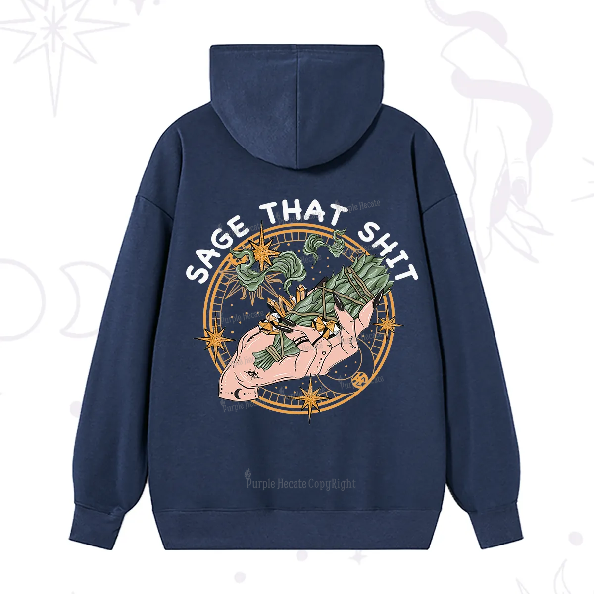 Purplehecate Smudge That Shit Hoodie