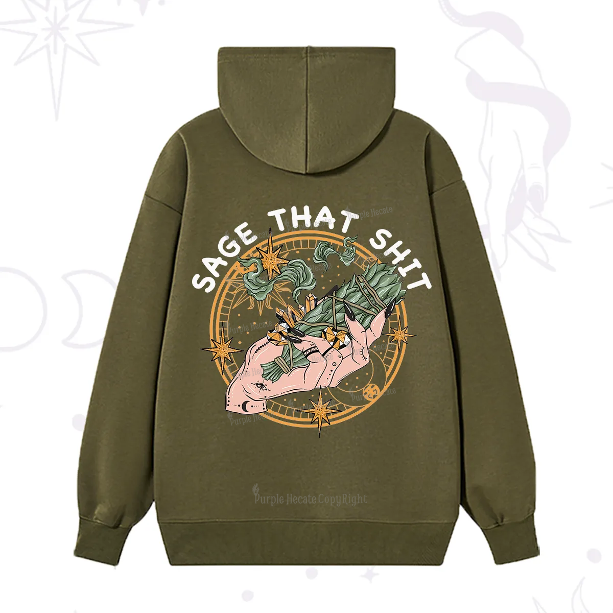 Purplehecate Smudge That Shit Hoodie