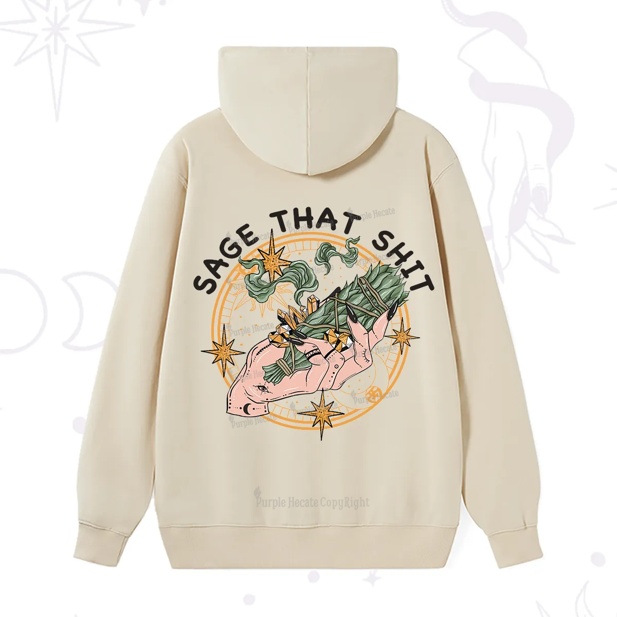 Purplehecate Smudge That Shit Hoodie