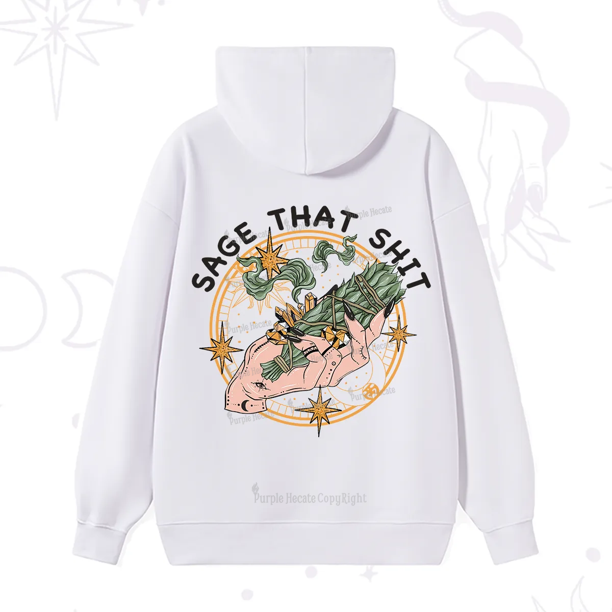 Purplehecate Smudge That Shit Hoodie