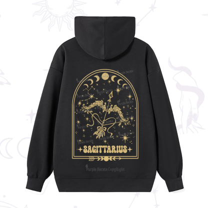 Purplehecate Zodiac Sagittarius Under the Stars Hoodie