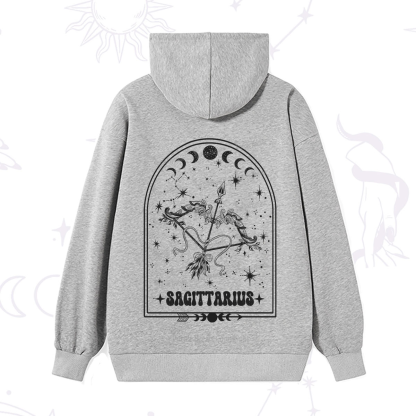 Purplehecate Zodiac Sagittarius Under the Stars Hoodie