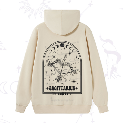 Purplehecate Zodiac Sagittarius Under the Stars Hoodie