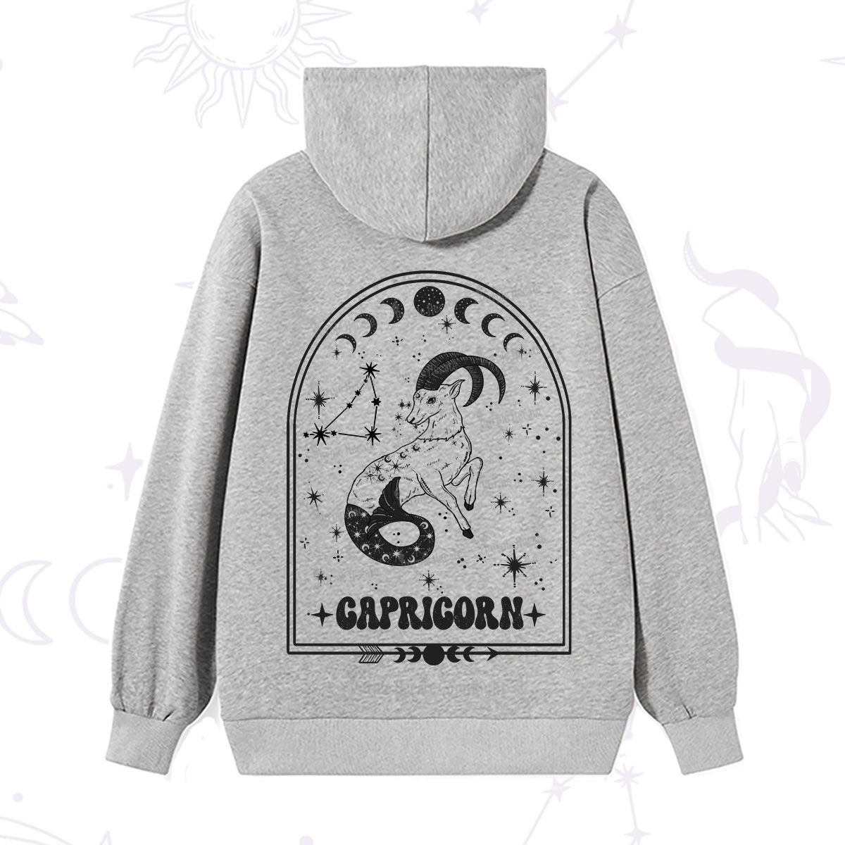 Purplehecate Zodiac Capricorn Under the Stars Hoodie