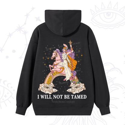 Purplehecate I Will Not Be Tamed Hoodie