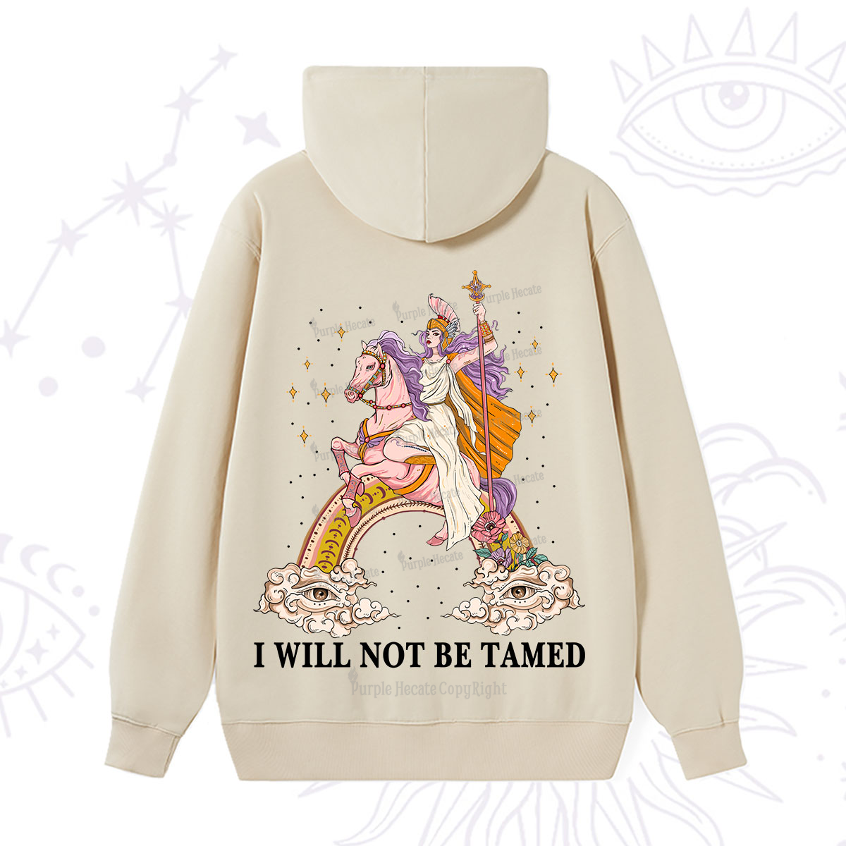Purplehecate I Will Not Be Tamed Hoodie
