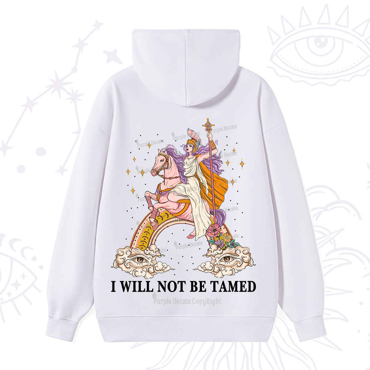Purplehecate I Will Not Be Tamed Hoodie