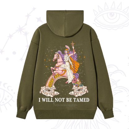 Purplehecate I Will Not Be Tamed Hoodie