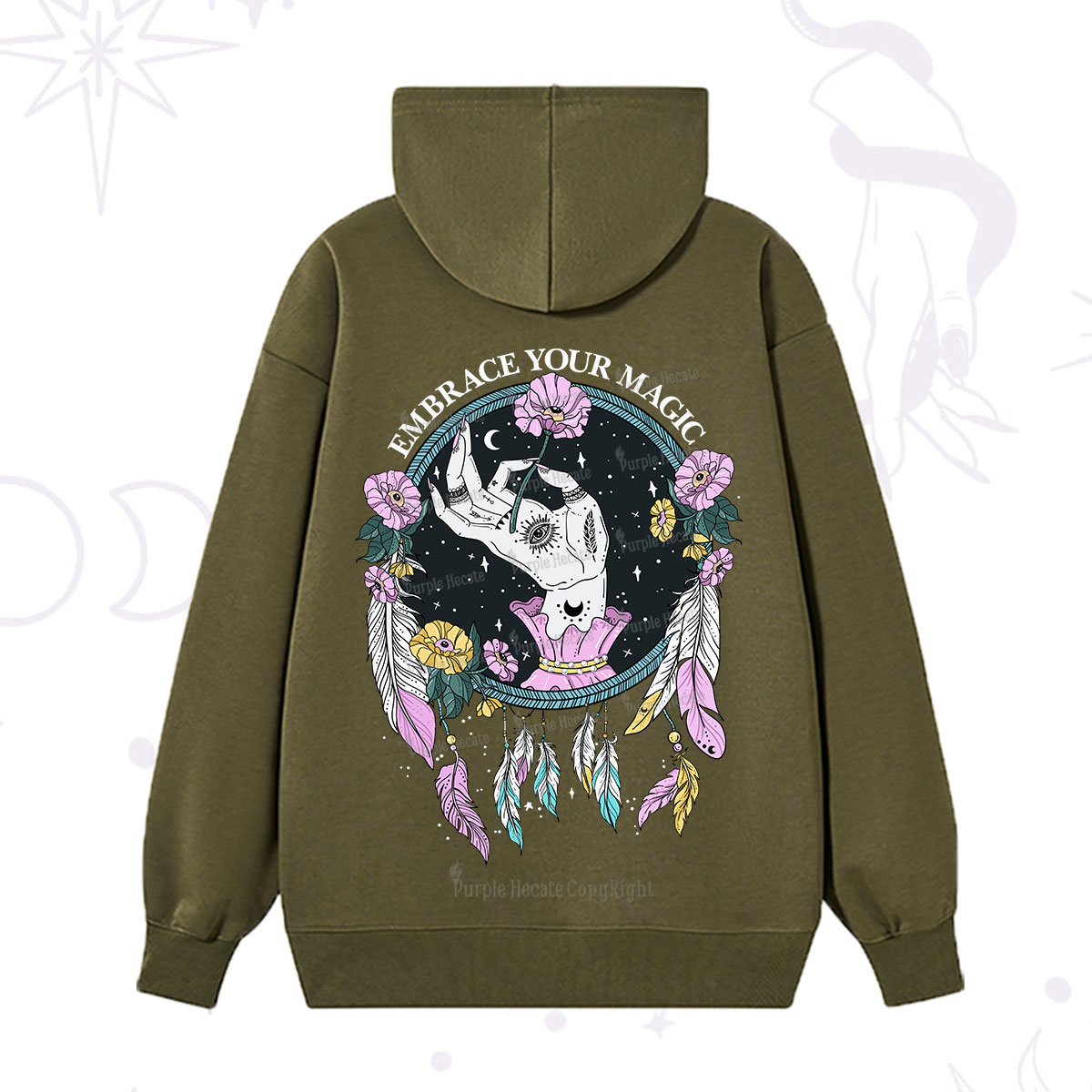 Purplehecate Embrace Your Magic Hoodie