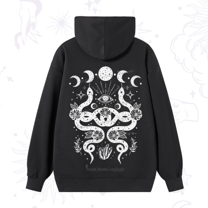Purplehecate Lunar Serpent Alchemy Hoodie