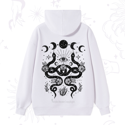 Purplehecate Lunar Serpent Alchemy Hoodie