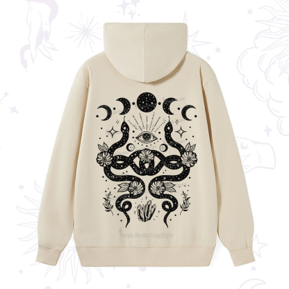 Purplehecate Lunar Serpent Alchemy Hoodie