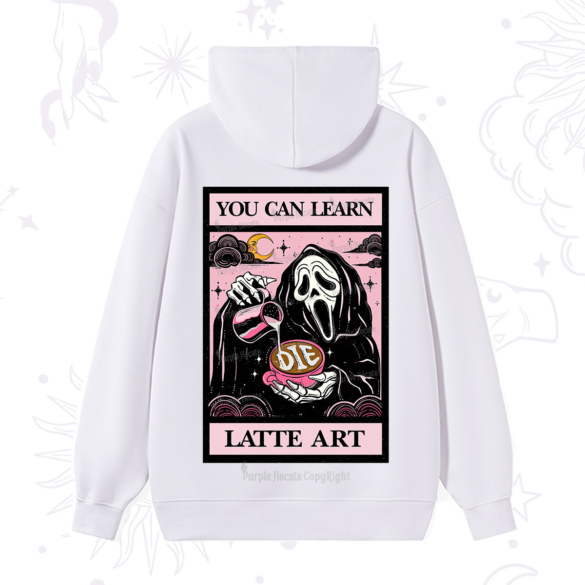 Purplehecate The You Can Learn Latte Art Oracle Card Hoodie
