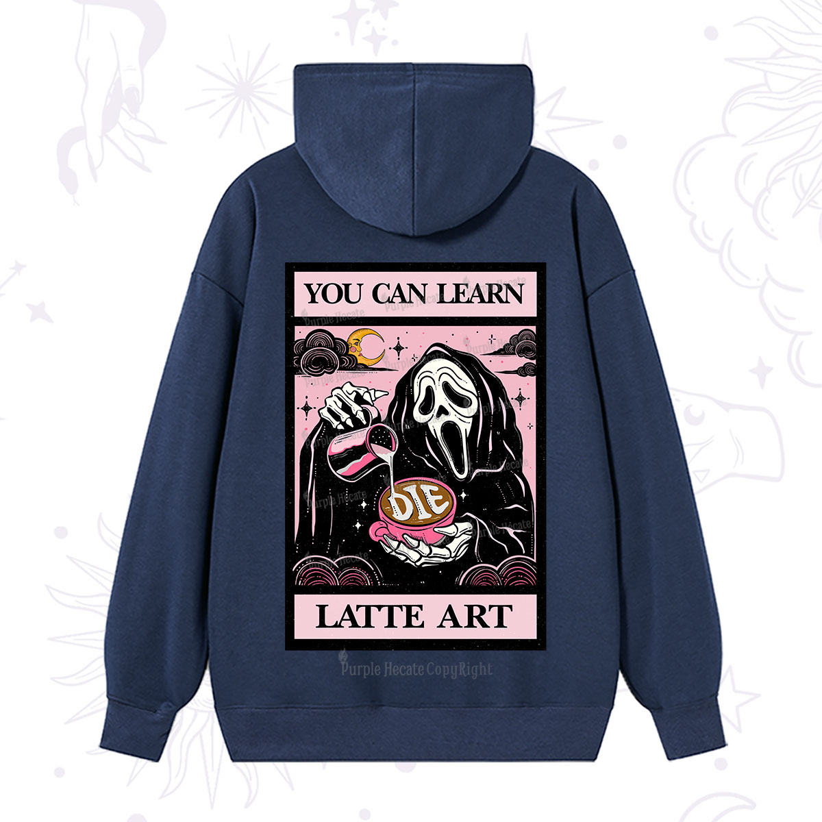 Purplehecate The You Can Learn Latte Art Oracle Card Hoodie