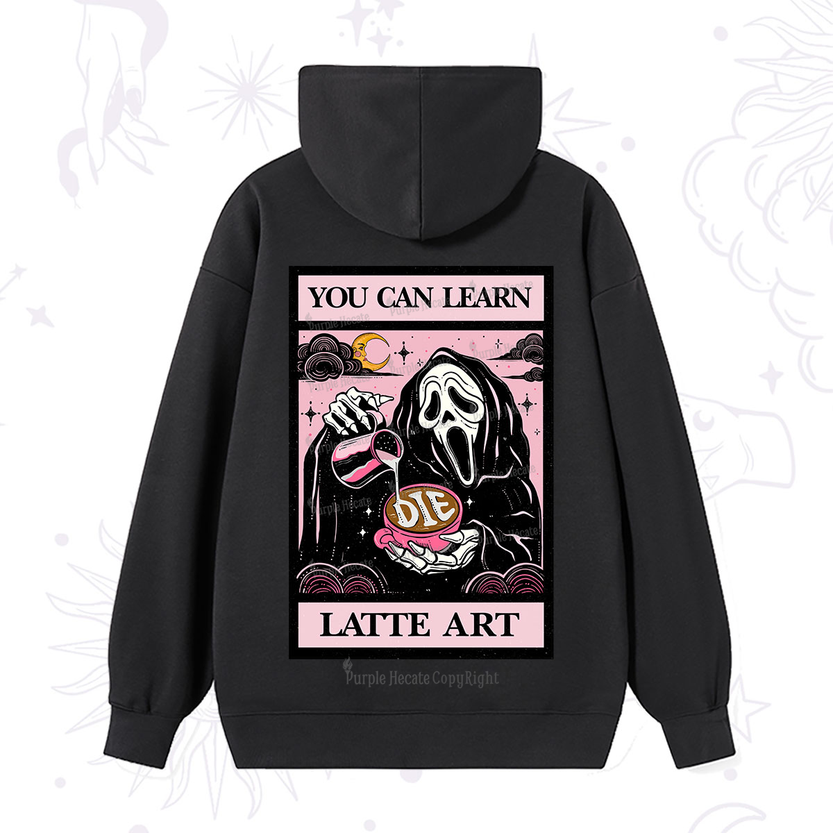 Purplehecate The You Can Learn Latte Art Oracle Card Hoodie