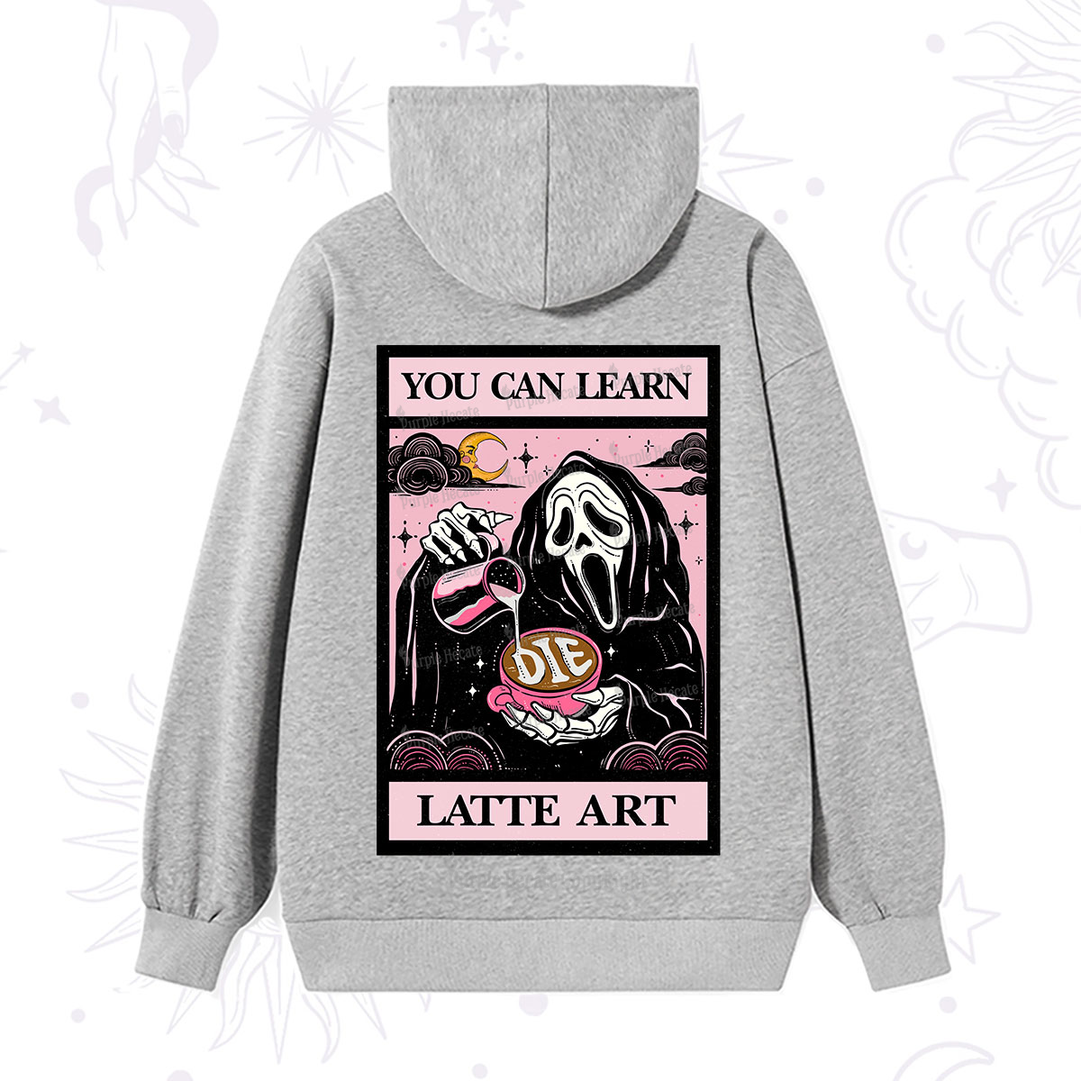 Purplehecate The You Can Learn Latte Art Oracle Card Hoodie