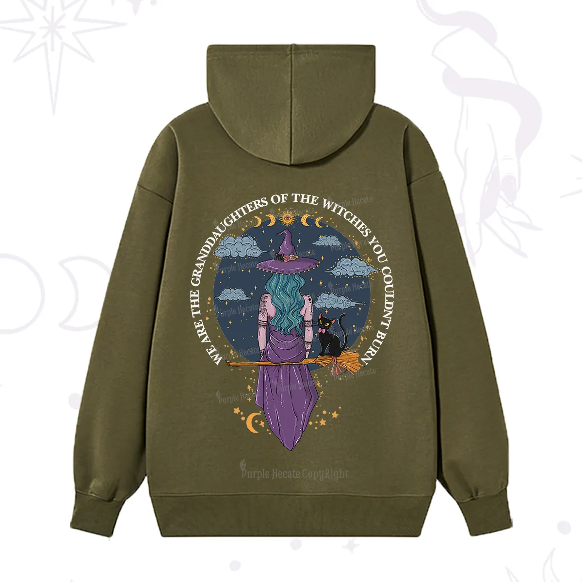 Purplehecate We Are the Granddaughters of the Witches You Could Not Burn Hoodie